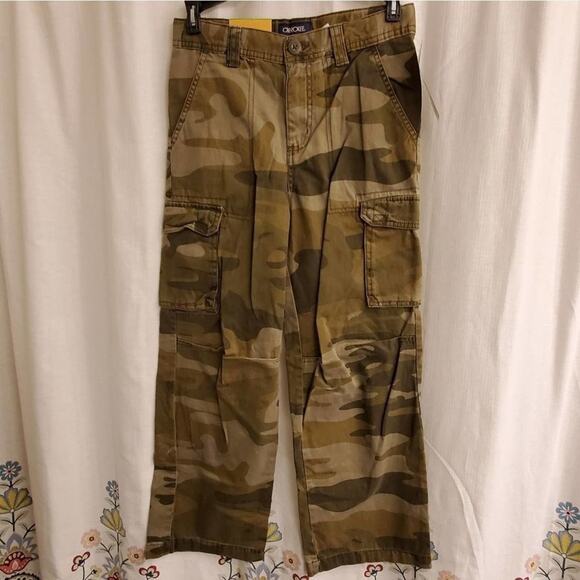 Cherokee boy's‎ camouflage cargo pants size 12 new!!! - Picture 1 of 7